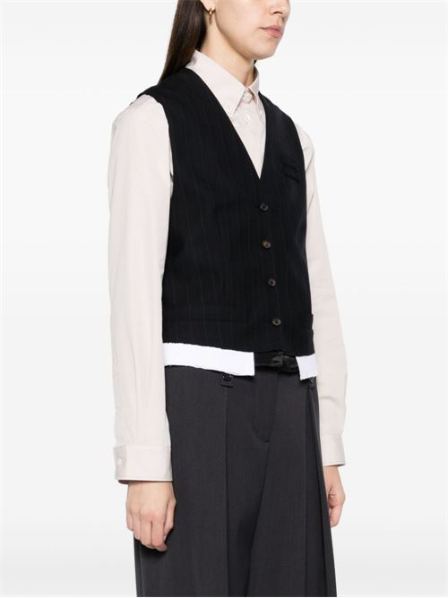 Vest with logo MIU MIU | MAG00313SHF0008